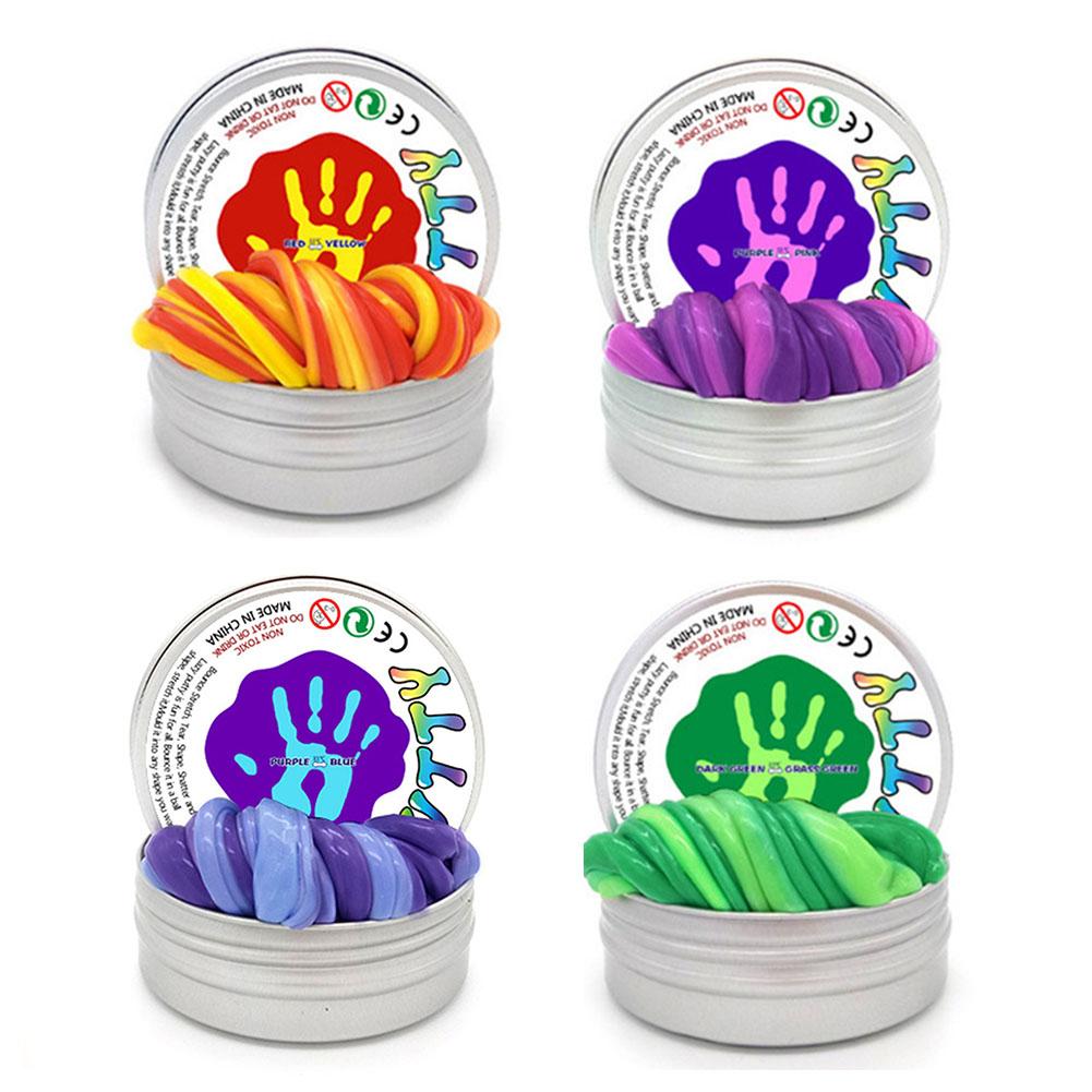 Kleur Veranderende Klei Temperatuur Gevoelige Stuiterende Klei Zachte Boetseerklei Set Educatief Speelgoed Voor Volwassenen Kids Aged 4 En Up