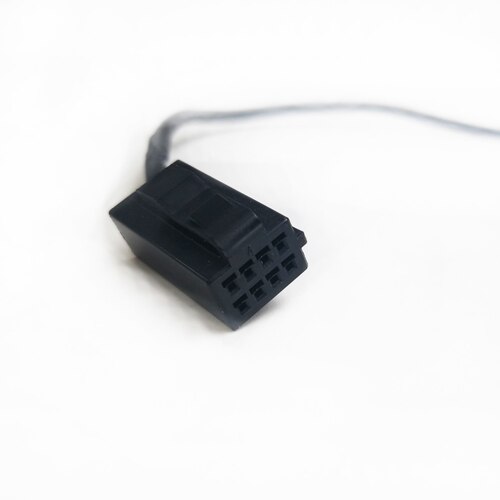 Biurlink-Cable RCA de navegación DVD para coche, adaptador de entrada de vídeo de marcha atrás para cámara de visión trasera, enchufe de 8 pines para Caska D106 D116 HBS, 2 estilos: Style 2