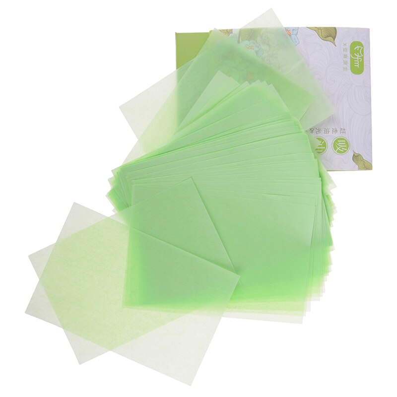 100pc/ poser sommer ansigtsolie blotting ark olieabsorberende papir ansigtsrens olie kontrol krympe porer ansigts renseværktøj