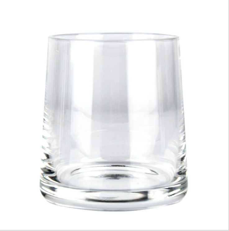 Blyfritt glass whiskyglass varmebestandig husholdning fargerik gullkant glass kopp spiritus vinredskaper: F