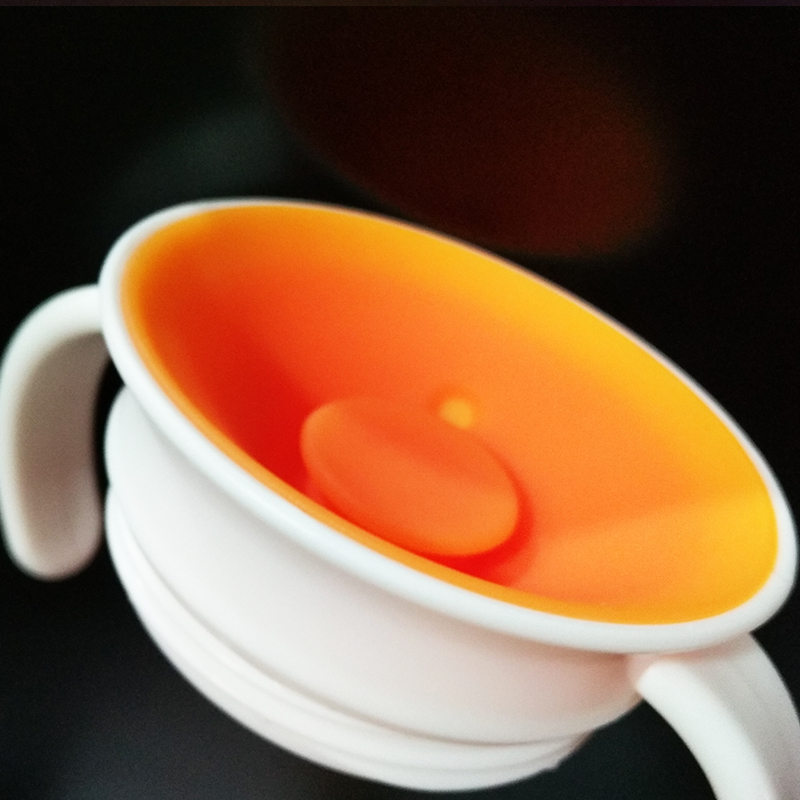 360 grader kan drejes baby læring drikke kop med dobbelt håndtag flip låg lækagesikker magiske spædbørn kopper har cup cover