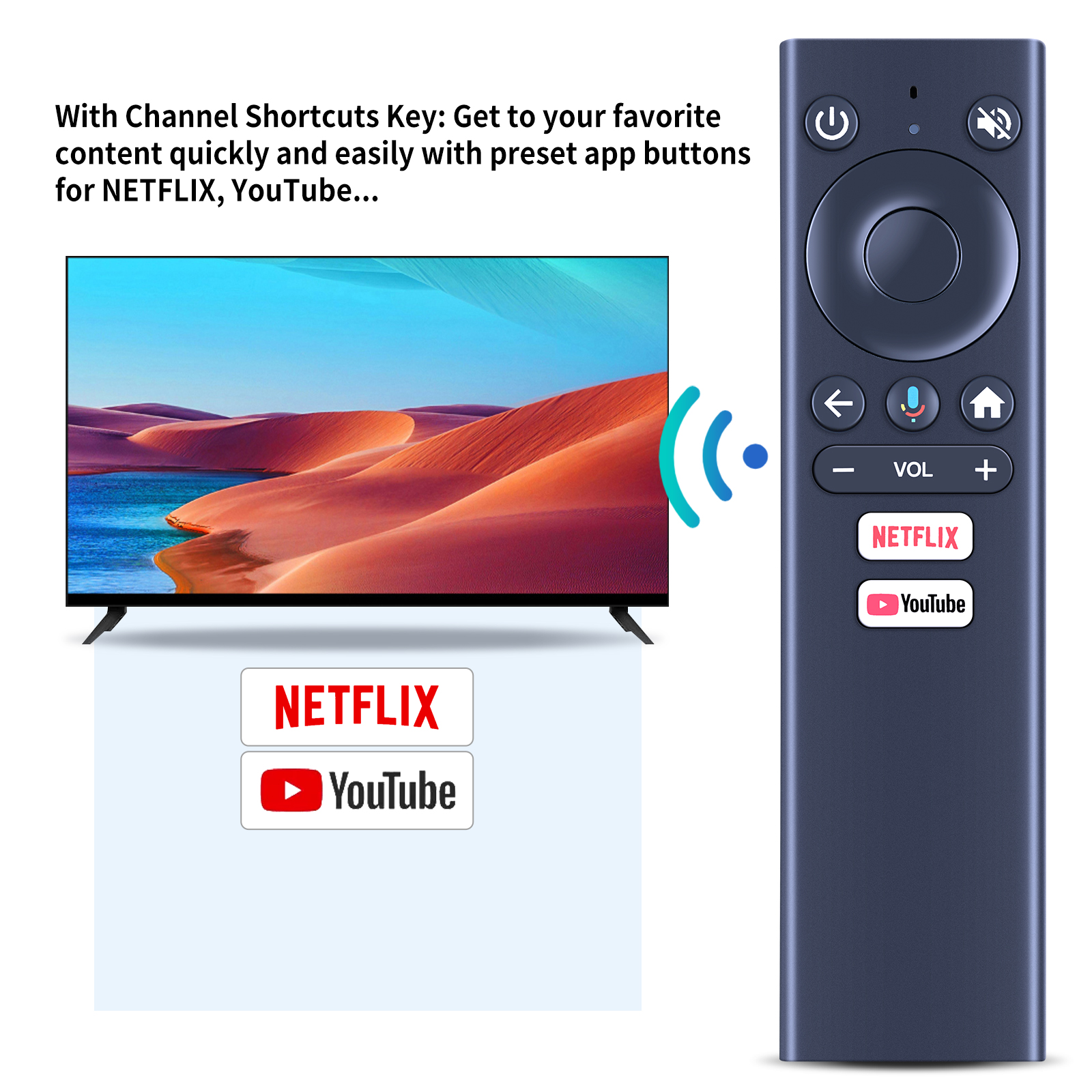 Remote control for Dynalink Android TV Box WH-6136