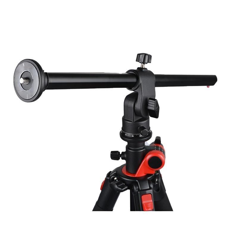Camera Tripod Boom Arm External Multi-Angle Center Column Extension Arm Locking Mount System Horizontally Vertically Rotatable