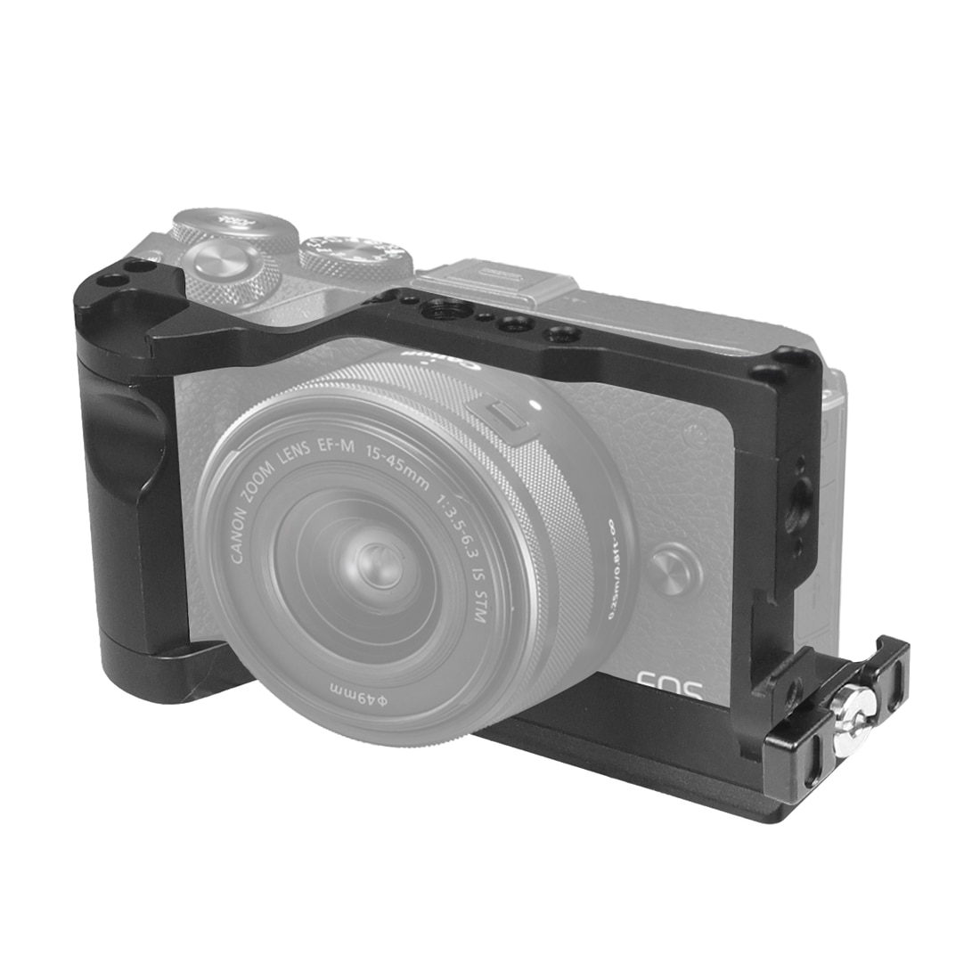 Kamera KäFeige w Kalten Schuh Halterungen für Kanon EOS M6 markieren II für ARRI Griff Griff Film Vlog Stabilisator