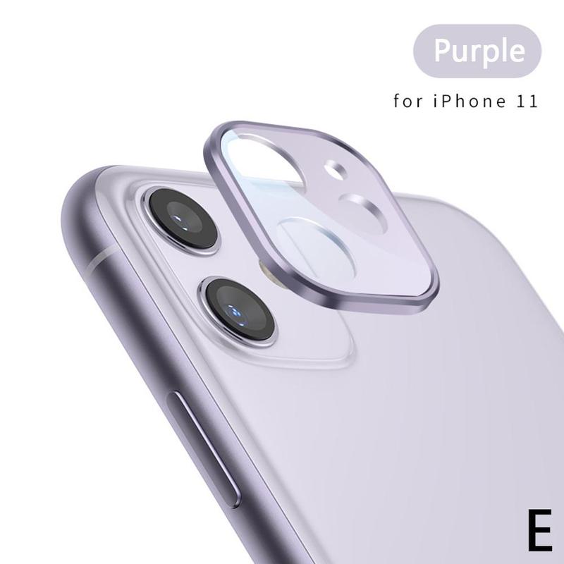 Metal Frame Tempered glass Camera Lens Full protective Cover for iPhone11 Pro Max Protector Rear Cam Lens Film for iPhone 11: for iphone 114