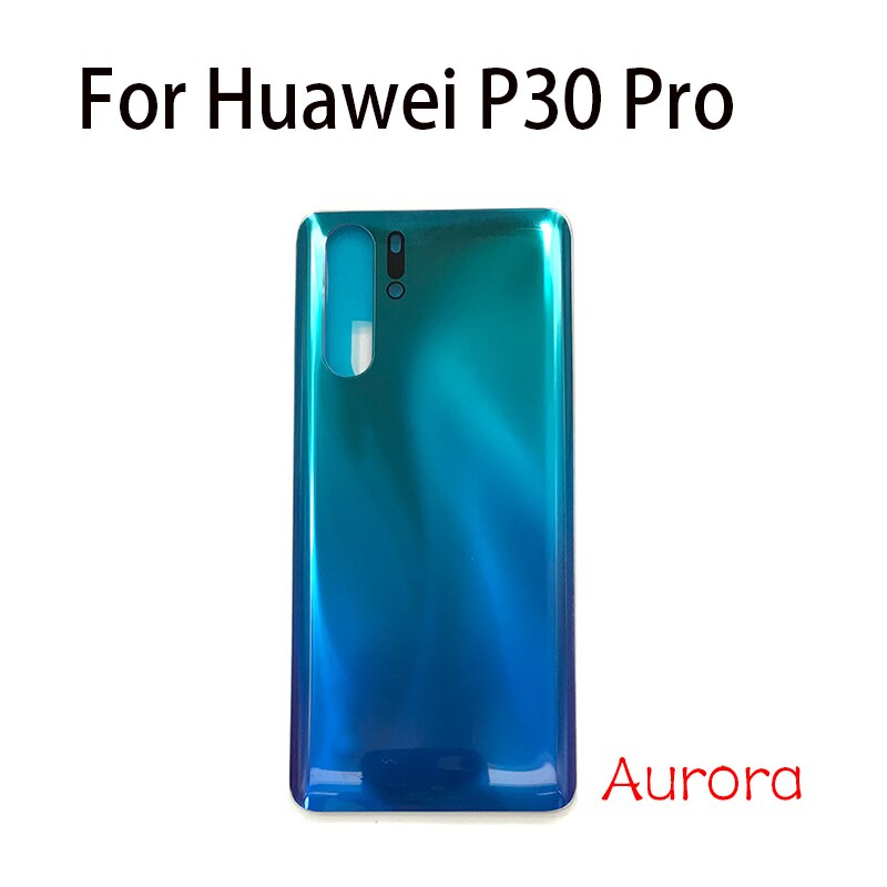 Tylna szklana tylna pokrywa do obudowy baterii Huawei P30 Lite Pro tylna pokrywa baterii z naklejką samoprzylepną: P30 Pro Aurora