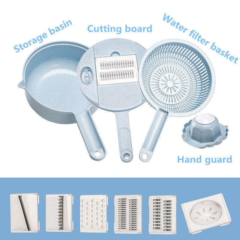 4L Vegetable Slicer Vegetable Washer Cutter Stainless Steel Veggie Potato Cutting Sliced Shredded Radish Cutter Kitchen product