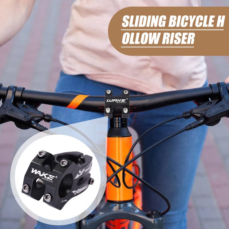 2020new WAKE Bicycle Stem Aluminum Alloy Short Handlebar Stem Riser Fixed adjustable Balance Walking MTB Bike Stem Bicycle Parts
