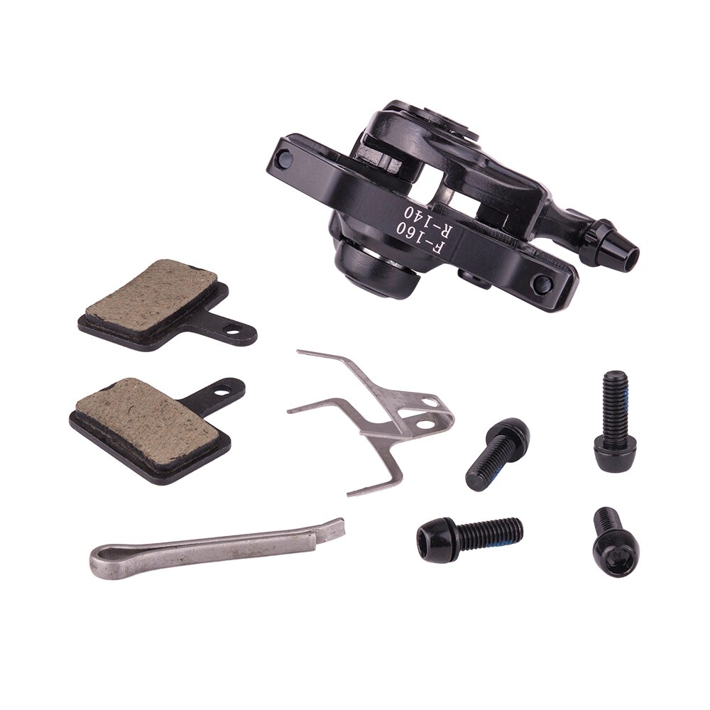 Two Sides Braking Force Mountain Bike Brake Mechanical Caliper Bicycle Disc Brake for MTB Road bike with 160mm Rotor Brake Lever