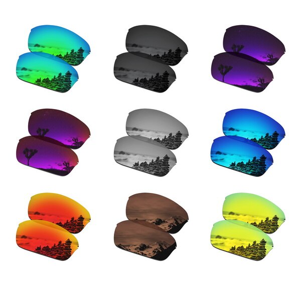 SmartVLT Polarized Replacement Lenses for Oakley Half Wire 2.0 Sunglasses - Multiple Options