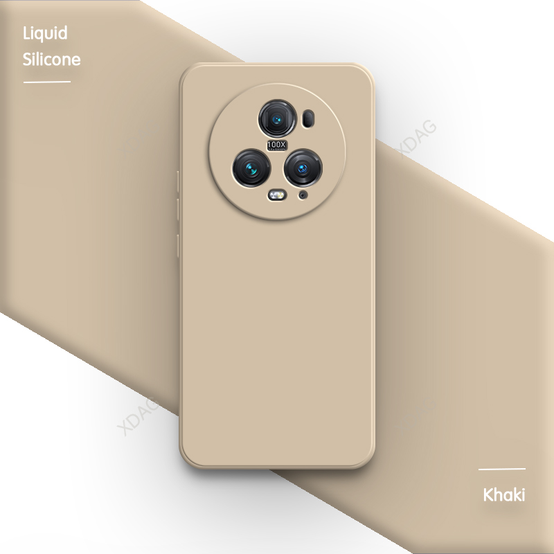 Basis origineel hoesje voor huawei honor magic 5 magic 5 pro lite 5 pro 5 lite 5g lensbescherming schokbestendige zachte vloeibare siliconen cover: Neopreen / Lavendel