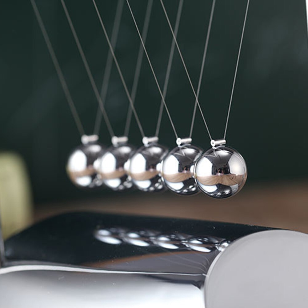 Newton's Cradle Desk Table Decor Metal Pendulum Ball Newton Ball Physics Science Pendulum Steel Balance Ball