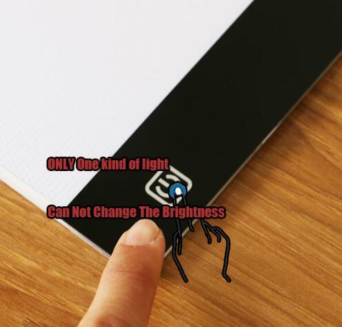 Dimbare LED Grafische Tablet Schrijven Diamant Schilderen Tool Lichtbak Pads Digitale Tekening A4 Kopie Tablet Daimond borduren