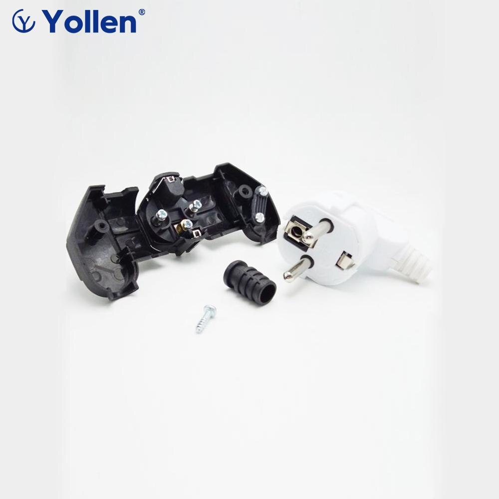 Activity】Electric Plug EUR Power Socket Adapter 16A 250V Wiring electrician to decorate DIY connection plug 1.5mm²