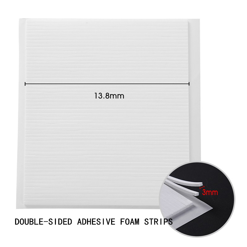 3mm Thickness Double-sided Adhesive Foam Single Strips for DIY Scrapbooking Shaker Cards Making Craft Supplies