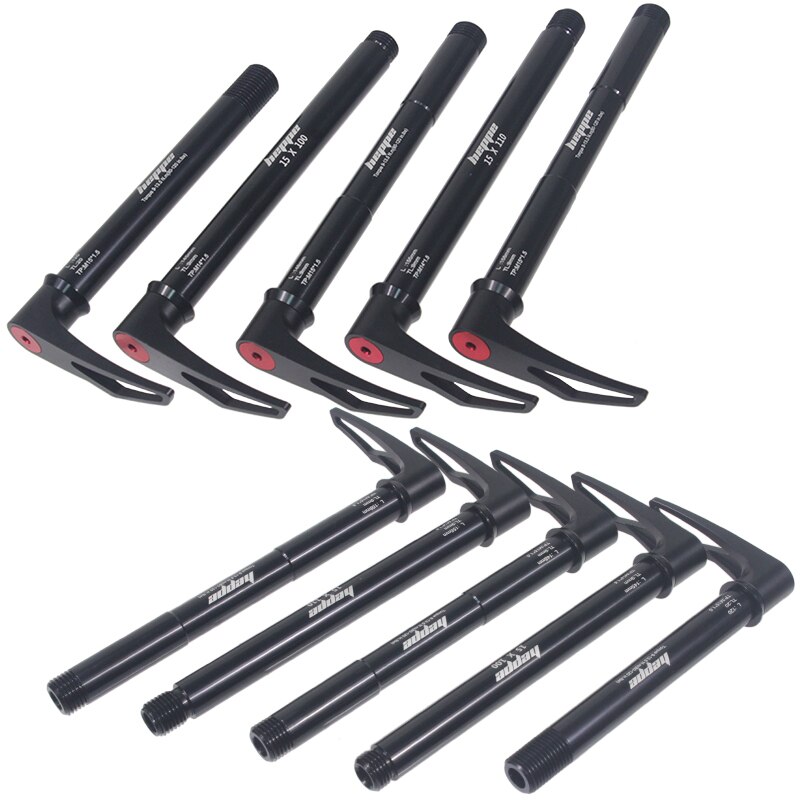HEPPE Fahrrad Thru Achse Vorne Gabel Welle Spieß 15x 100 15x110 MTB Rennrad schnell Freisetzung M15xP 1,5 gewinde Tonhöhe Fahrrad Teile