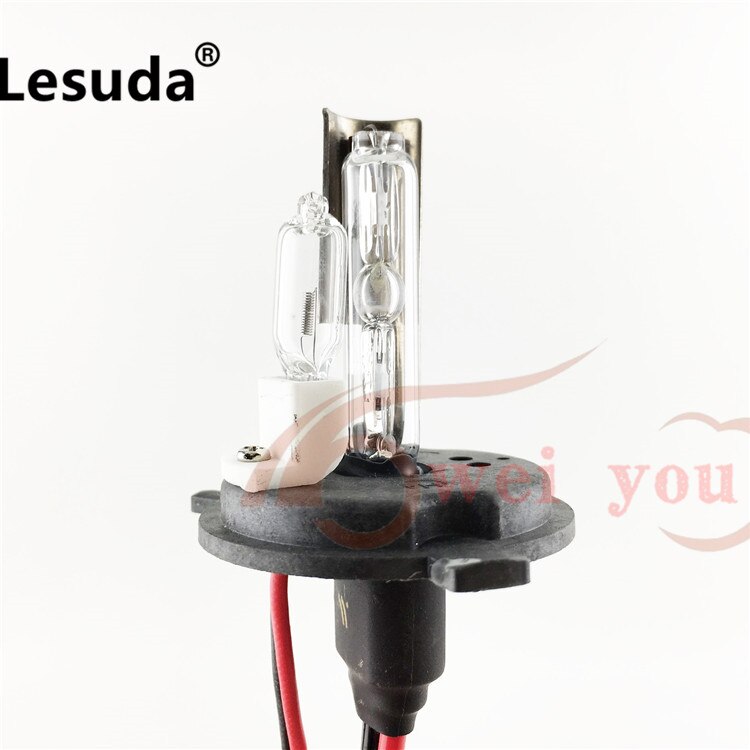 2 uds coche Xenon bombilla HID H4-2 H4 escondió y la bombilla halógena H4/H H4/L 6000K 8000K 35W HID luz bombilla de la lámpara de la linterna del coche de reemplazo