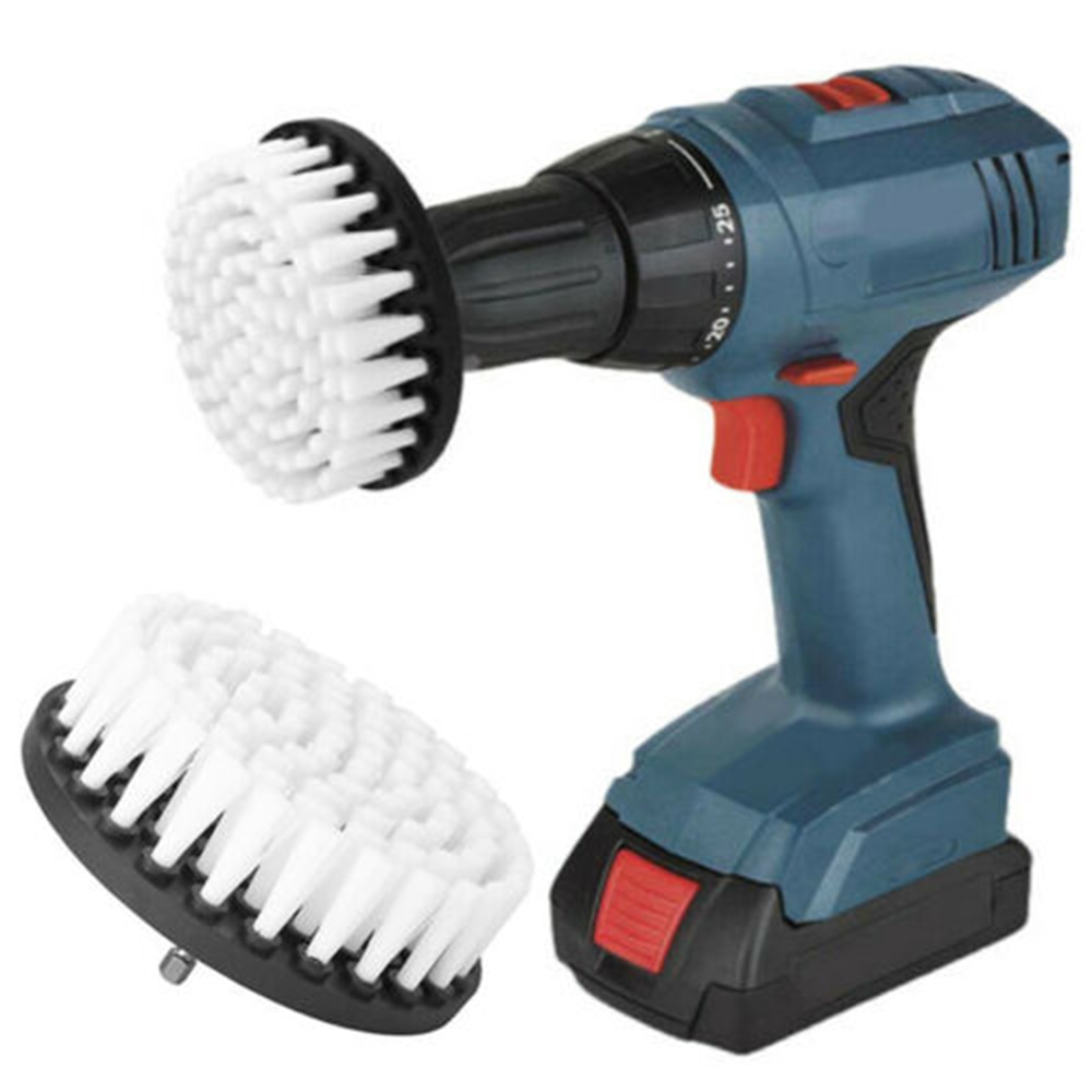 4in Electric Drill Brush For Carpet Tile Leather Upholstery Cleaning