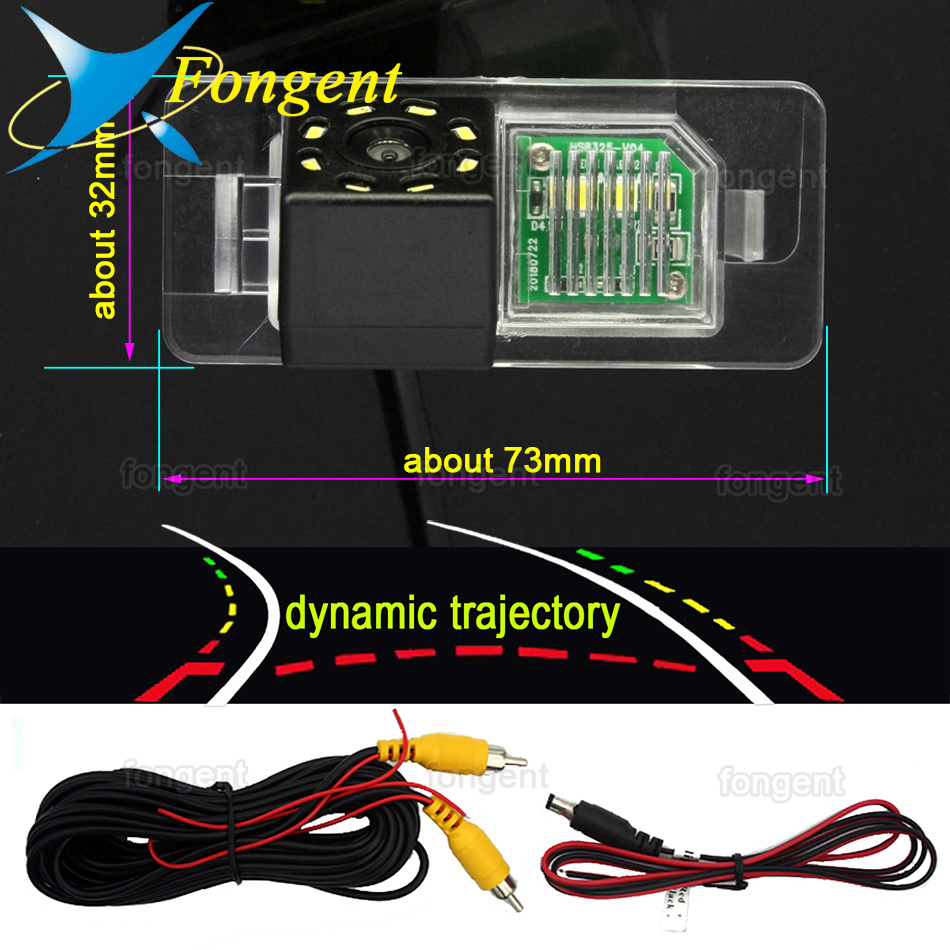 Caméra de recul Full HD AHD 1080P à lentille Fisheye, pour voiture BMW E38 E39 E46 E60 E61 E65 E66 E90 E91 E92 X3 X4 X5 X6