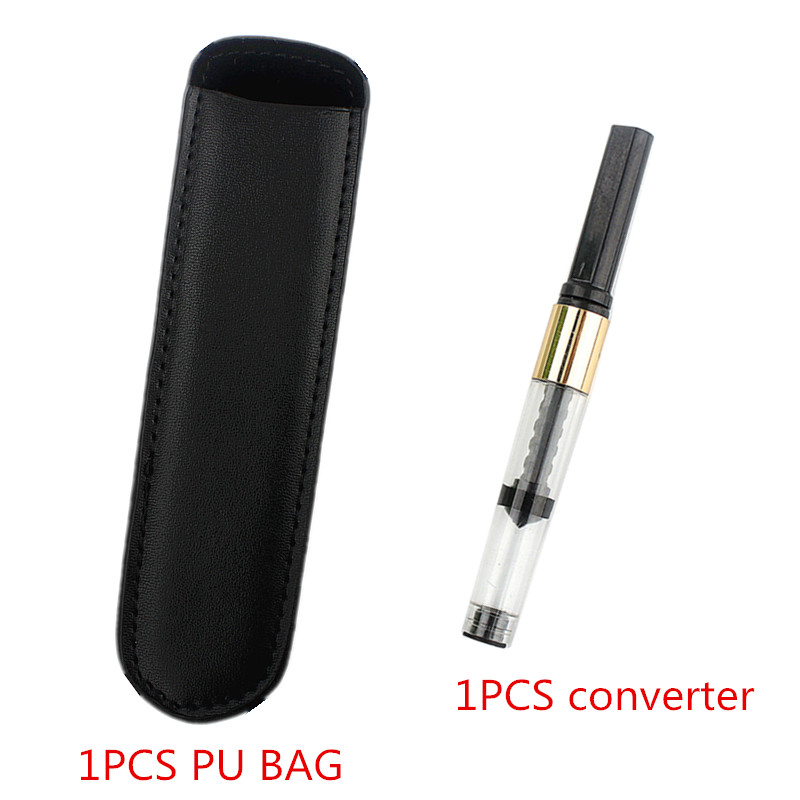 JINHAO 80 Series Fiber Black black clip Fountain Pen Extra Fine 0.38mm Nib Writing: green / OBB