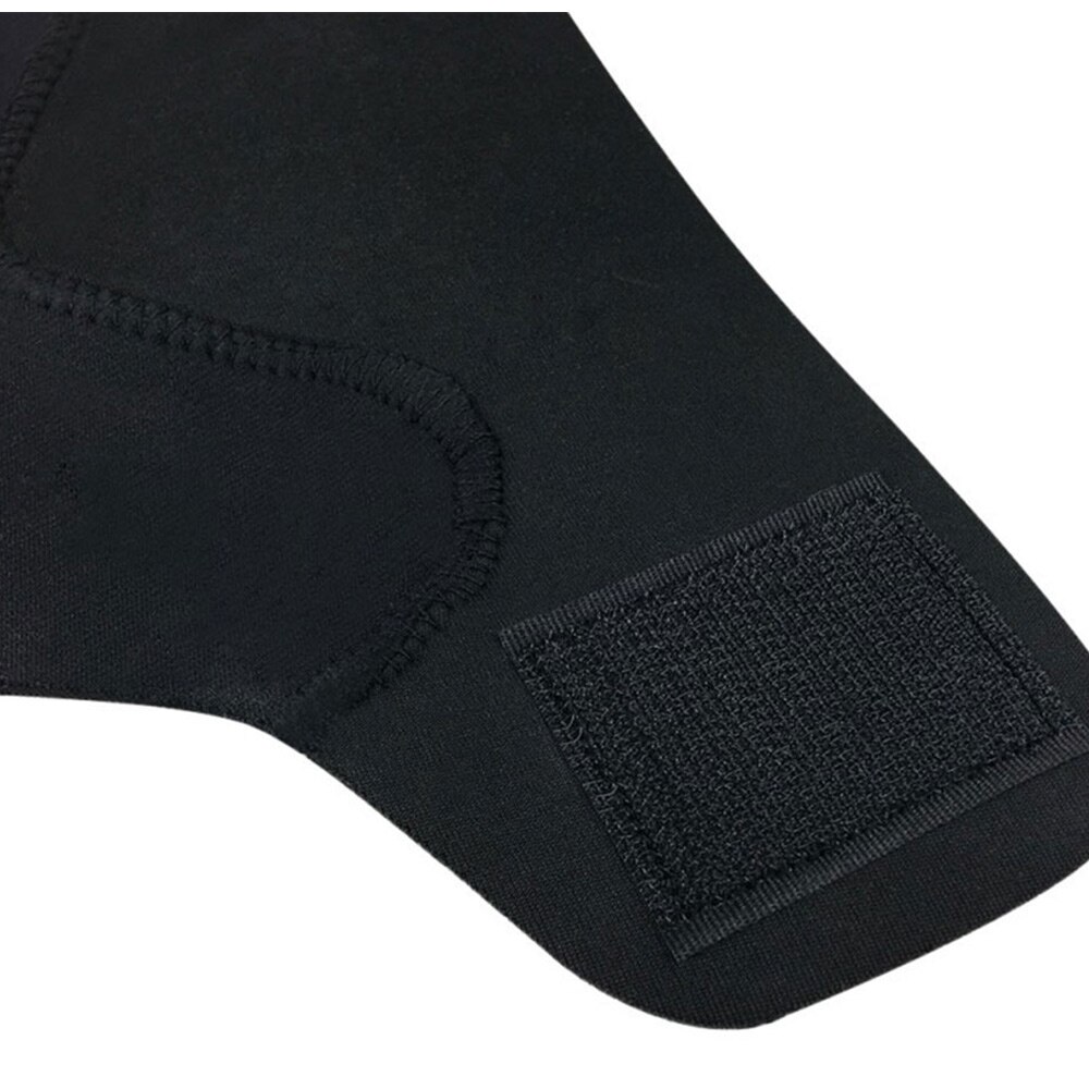 Voet Mouw Ondersteuning Enkel Bandage Zwart Polyester Vezel Duurzaam Veiligheid Been Training