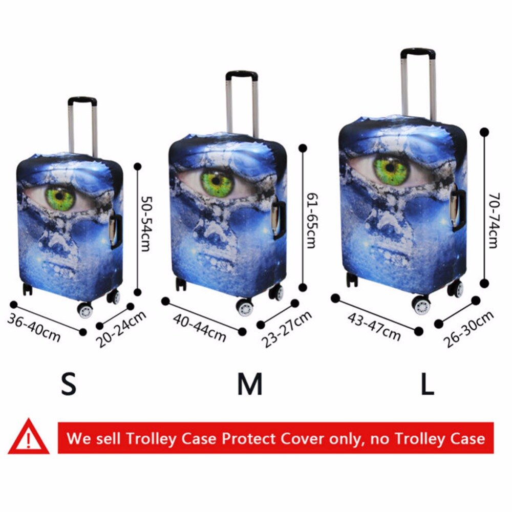 FORUDESIGNS Travel On Road Luggage Cover Protective Dye Dog Paw Print Apply to 18-30 inch Trunk Case Covers Vacation Accessories