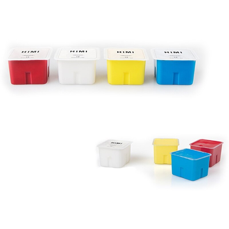 Gouache Set 18/24 Levendige Kleuren Unieke Jelly Cup Niet Giftig Schildert Met Draagbare Case Palet Gouache