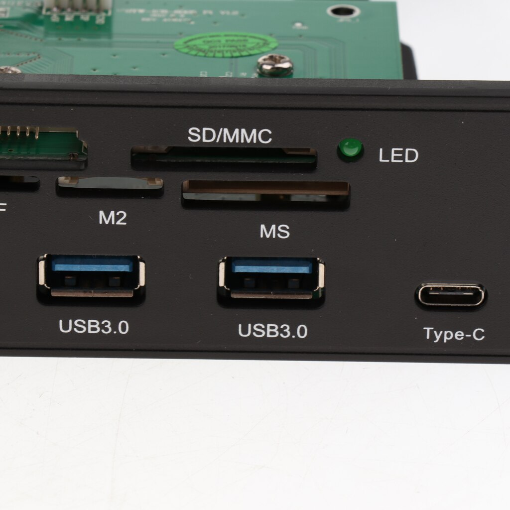 5.25 tommer pc dashboard medie frontpanel med esata 3 port usb 3.0 kortlæser