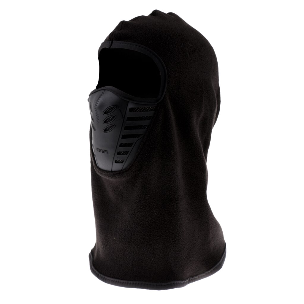 2pcs Sports Mask Balaclava For Cycling Ski Exercise Outdoor Winter Anti-wind Anti-UV Black