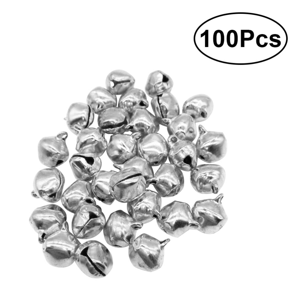100Pcs Jingle Bells Kleine Decoratie Supply Speelgoed Voor Kerst Bruiloft Sieraden Xmas