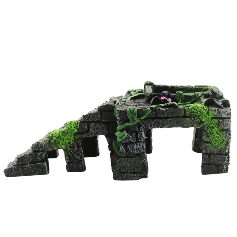 Schalie traprand voor aquaria en terrariums voegt schuilplaatsen toe en zwemt door  x6hc