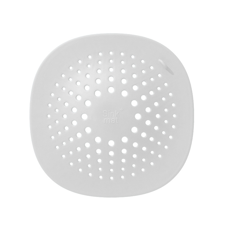 Tapón para Filtro de Ducha, Accesorio para Lavabo, Desagüe, Cocina, Hogar, Fregadero, Suelo de Baño, Cubierta de Drenaje, anti Obstrucción, Colador para Pelos, Universal: white 1pc