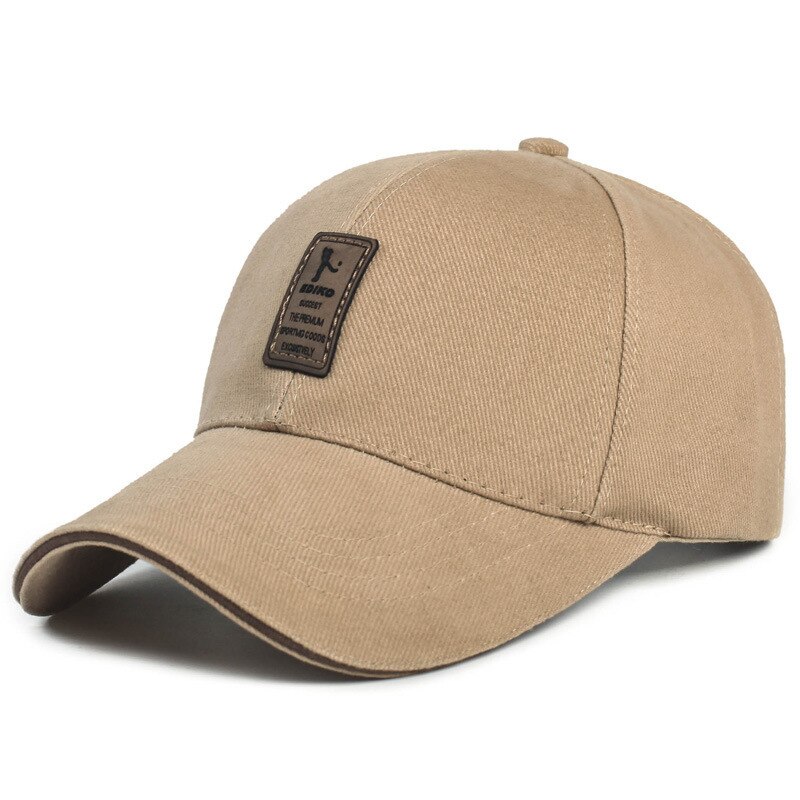 Gorra de béisbol Unisex, gorra sencilla ajustable para hombres y mujeres: Deep Beige