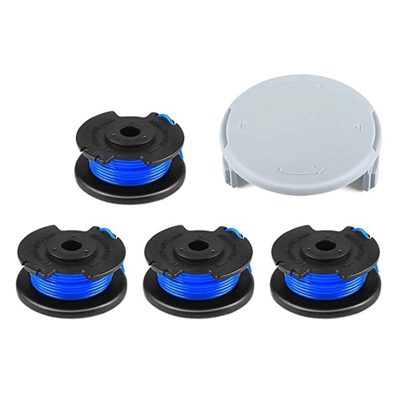 A Spool Razor Trimmer Line Thread Coil Spool Line For Ryobi RAC124 18 Volt + Razor ...
