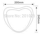 tub headrest heart-shape bath pillow Red color