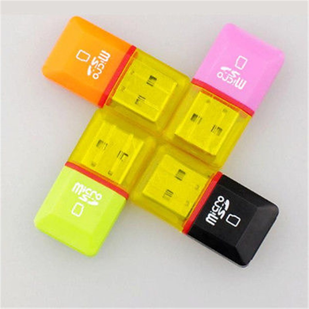 USB 2.0 Micro SD SDHC TF Flash Memory Card Reader Mini Adapter für Laptop