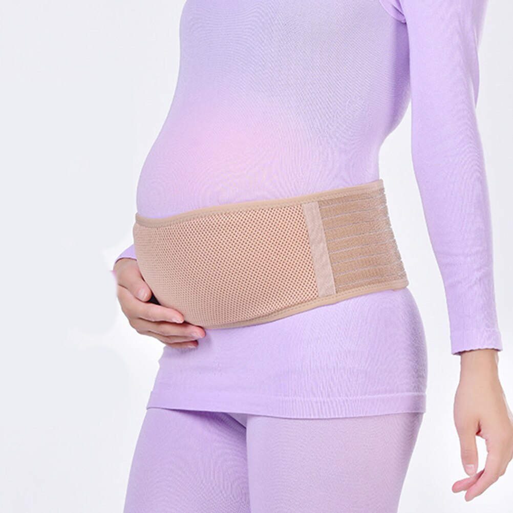 Barsel bælte graviditet støtte bælte ryg støtte beskyttelse åndbar mave bandage graviditet bælte til kvinder  #20