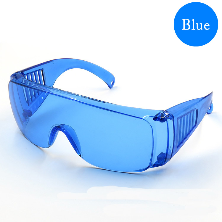 Safety Glasses Anti-Splash Impact-Resistant PC Lens Work Safety Goggles For Lab DIY Kids/Adult Eyes Protection: Blue