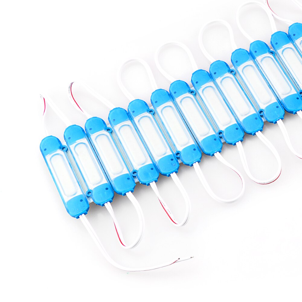 20pcs DC12V COB LED Modules 5050 RGB Advertising Modules Luminous Characters, Backlight Modules IP65 Waterproof