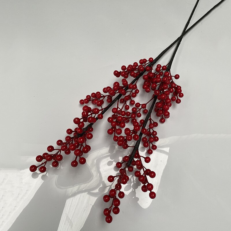 Simulatie Rood Fruit Fortuin Fruit Woondecoratie Jaar Decor Ilex Chinensis Sims Home Decoratie Kerst