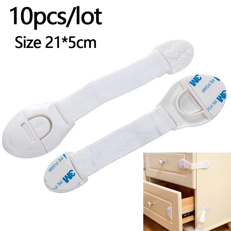 1 Pcs Baby Veiligheid Lock Plastic Lade Deur Wc Kabinet Kast Veiligheid Sloten Baby Bescherming Kind Pasgeborenen