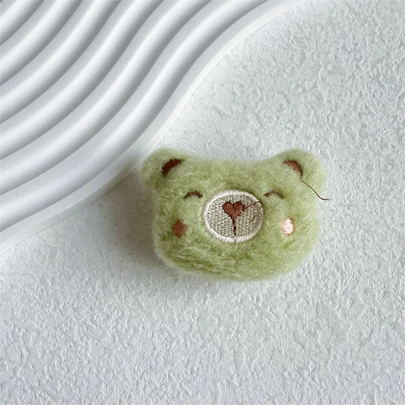 Cute Bear Fur Funny Fluffy Plush Folding Grip Phone Holder for IPhone Samsung Support Tok Socket Pocket Finger Griptok Stand: Transparent