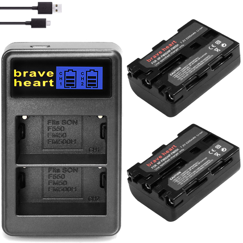 4x NP-FM50 NP FM50 baterie NP-FM50 NP FM50h aparat bateria + LCD ładowarka z podwójnym portem USB dla Sony NP-FM51 NP-QM50 NP-FM30 NP-FM55H: ładowarka i 2bateria