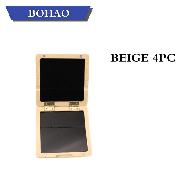 Bohao alt/teno/sopraan saxofoon rieten koffer klarinet rieten doos 2/4/6/10 stuks rieten koffer draag riet hout accessoire doos: Beige 4pc