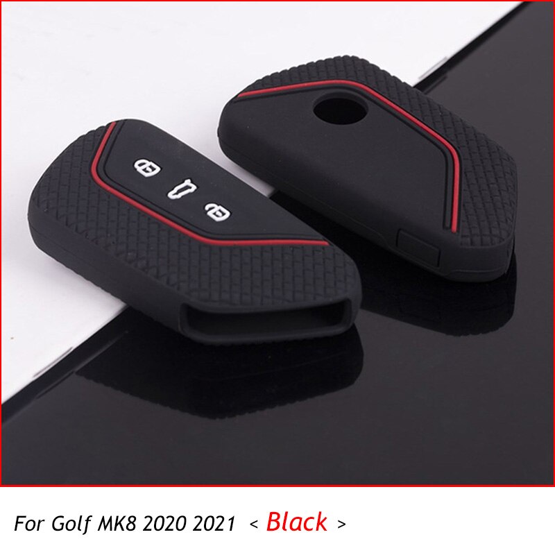 Car Keyless Remote Key Case Smart Key Cover For Seat Keychain Key Fob Cover For VW Golf 8 MK8 Accessories