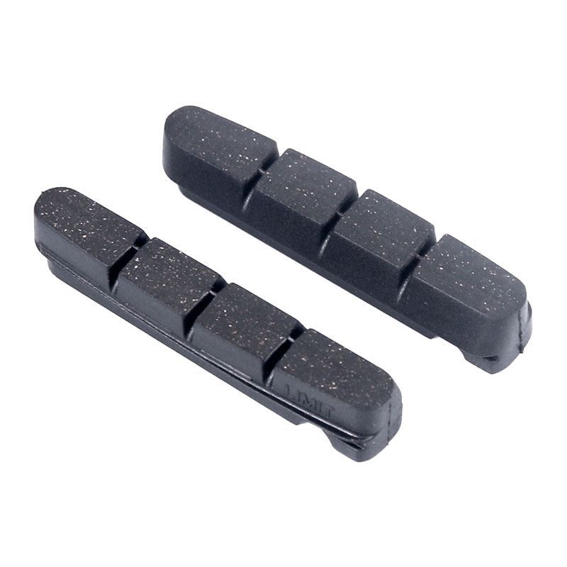 Deemount Carbon Wheel Rims Brake Pads Road Bicycle Braking Replacement Inserts V-Brake Block for Carbon Wheelset Non-threaded: Black 1 pair