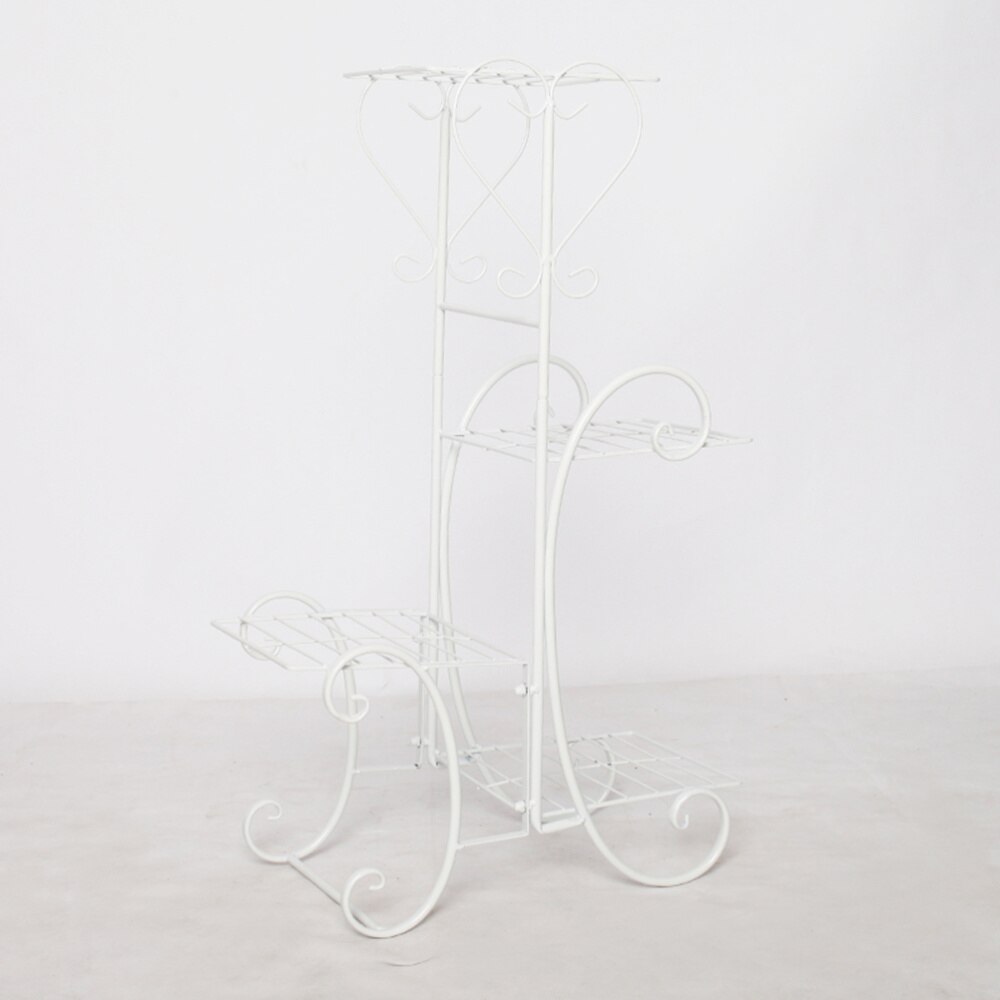 4 Tier Plant Stand Indoor Outdoor Plant Corner Shelf Flower Pot Plant Holder Planters Display Rack