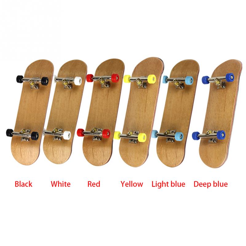 Holz Griffbrett Professionelle Finger Skateboard Holz Grundlegende Fingerboars Mit Lagerbier Rad Schaum Band einstellen Finger Skateboards