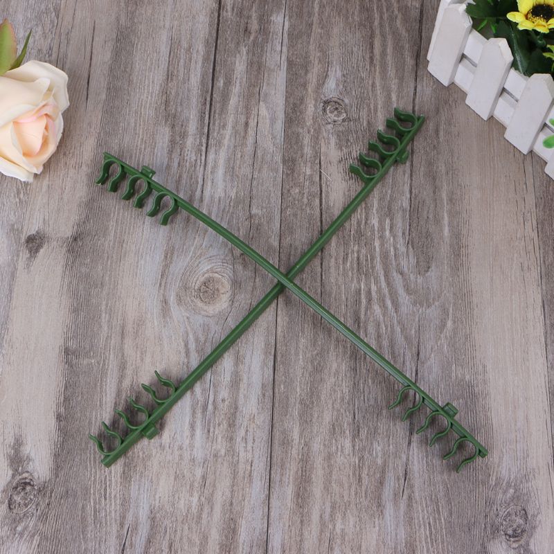 5Pcs Plastic Plant Fix Clips Rack Stem Climbing Vine Support Vegetables Farm Flowers Fruit Tied Bundle Branch Clamping Gardening