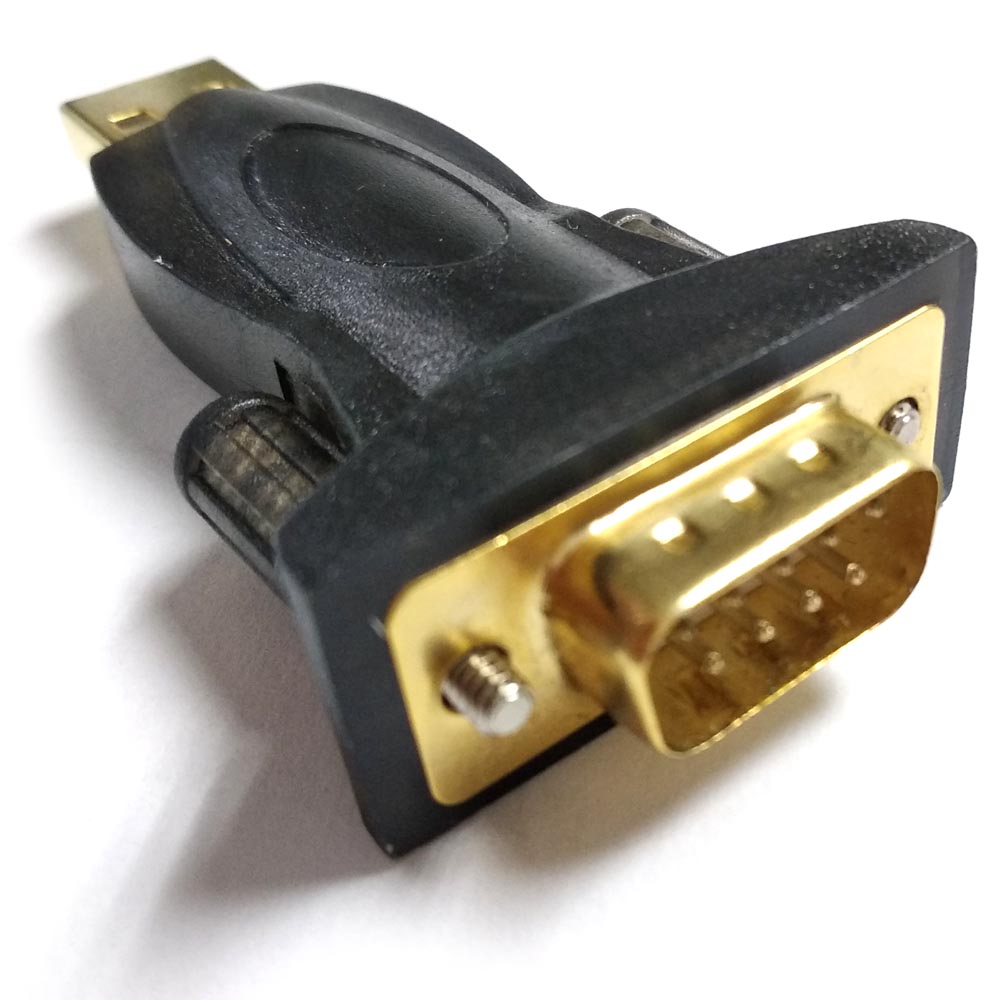 Drive-free F-T-D-I USB RS232 DB9 to USB to DB9 Serial Port Adapter Converter Conversion Head